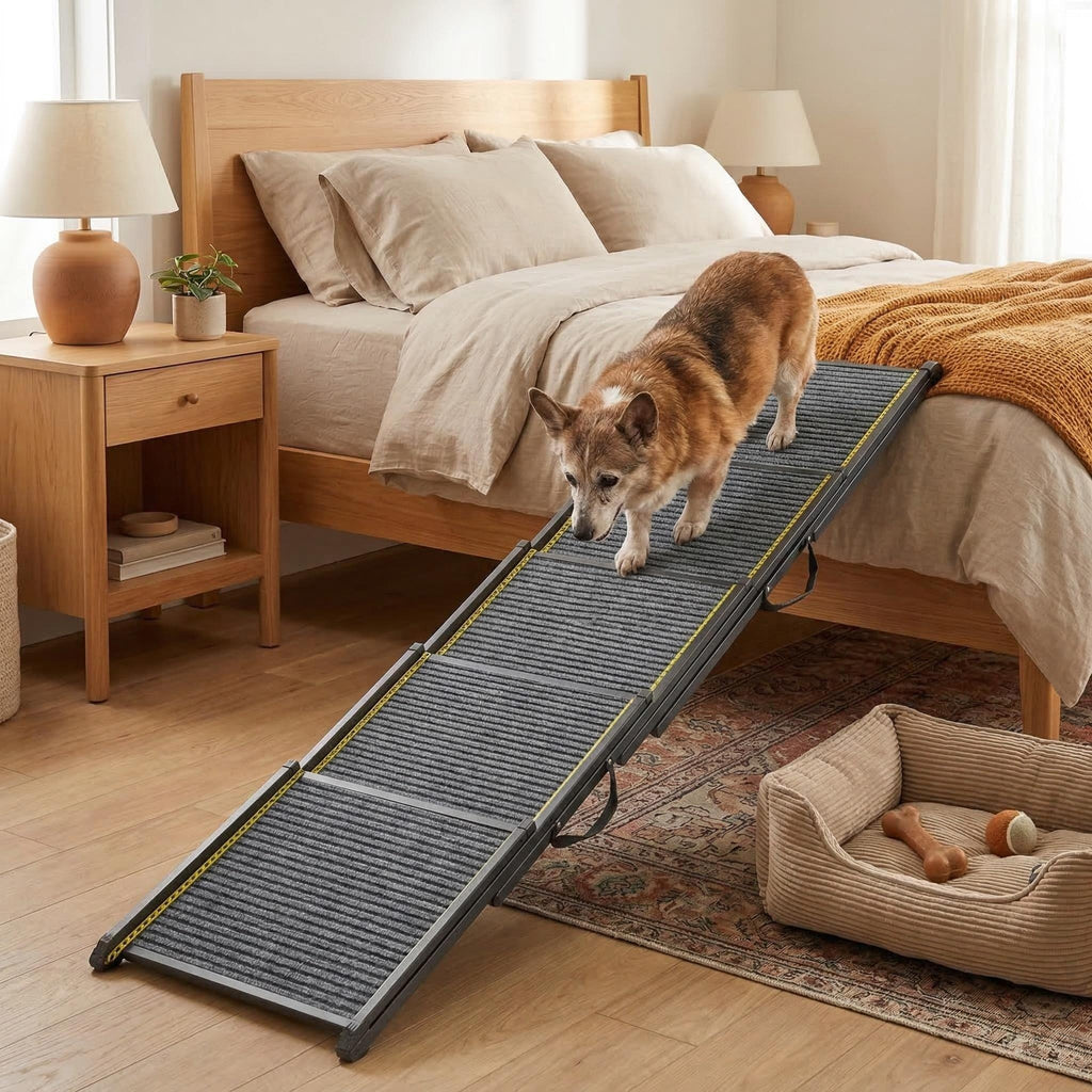 Safe Foldable Pet Ramp - Anti - Slip,Portable for Pet's Daily & Recovery Needs