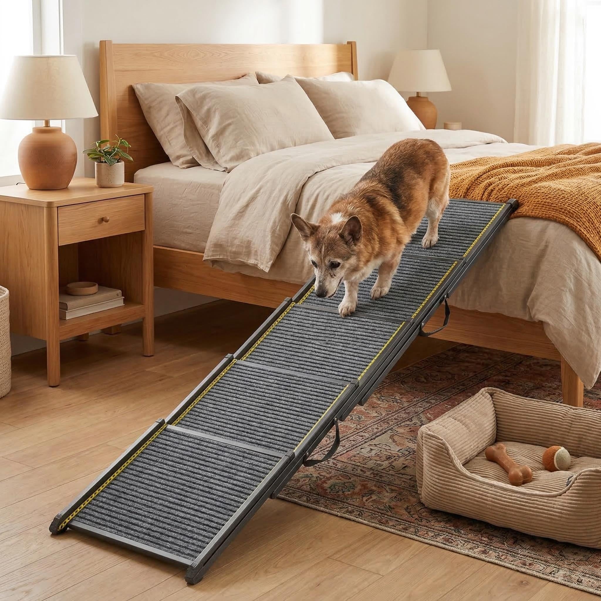 Safe Foldable Pet Ramp - Anti - Slip,Portable for Pet's Daily & Recovery Needs
