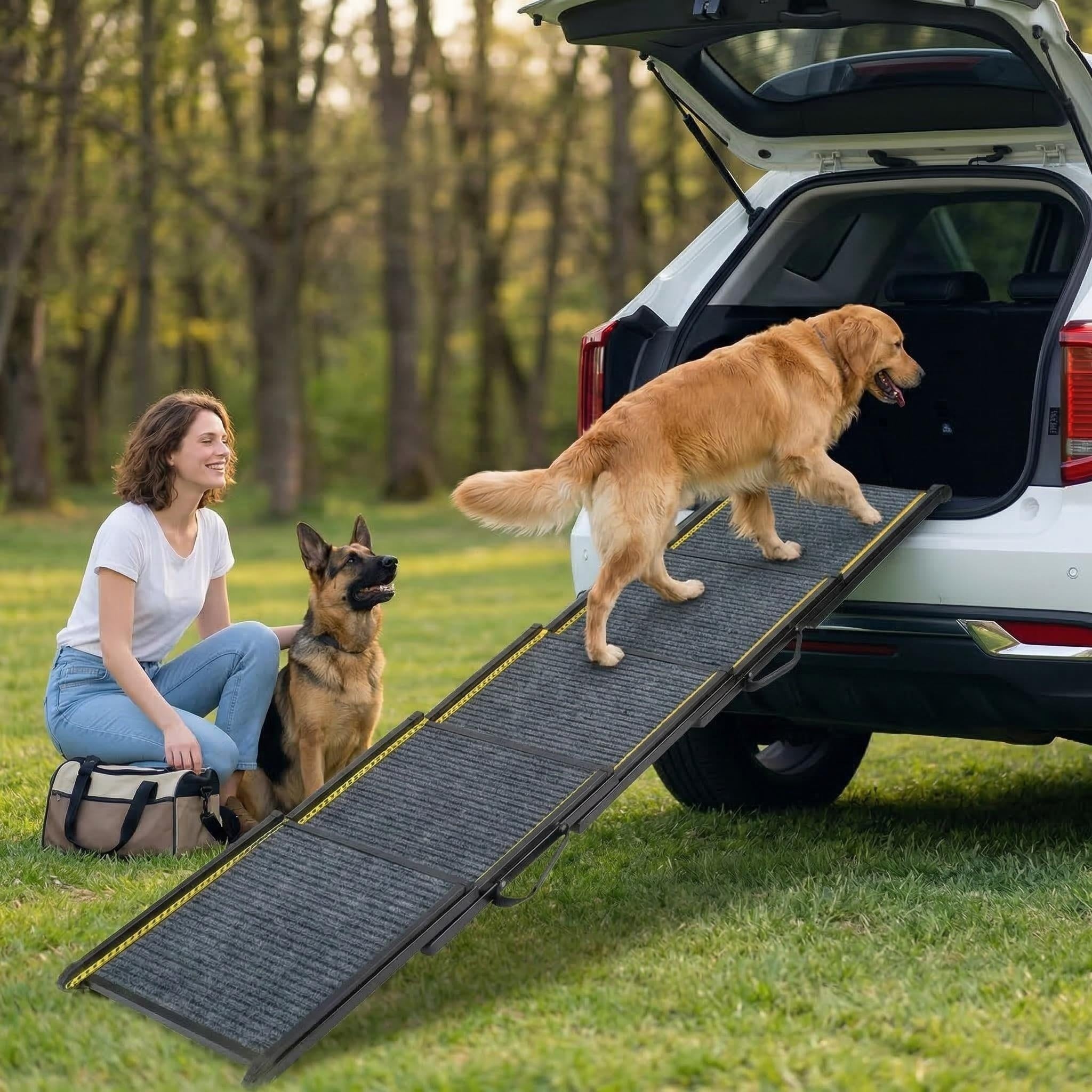 Safe Foldable Pet Ramp - Anti - Slip,Portable for Pet's Daily & Recovery Needs